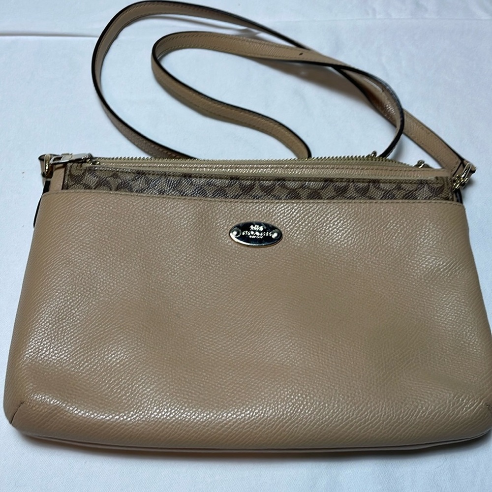 Coach Tan Crossbody Purse
